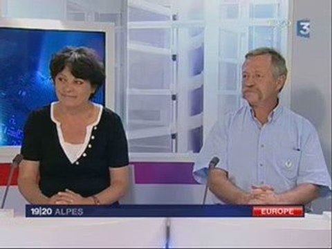 José Bové et Michèle Rivasi invités de France3 Alpes