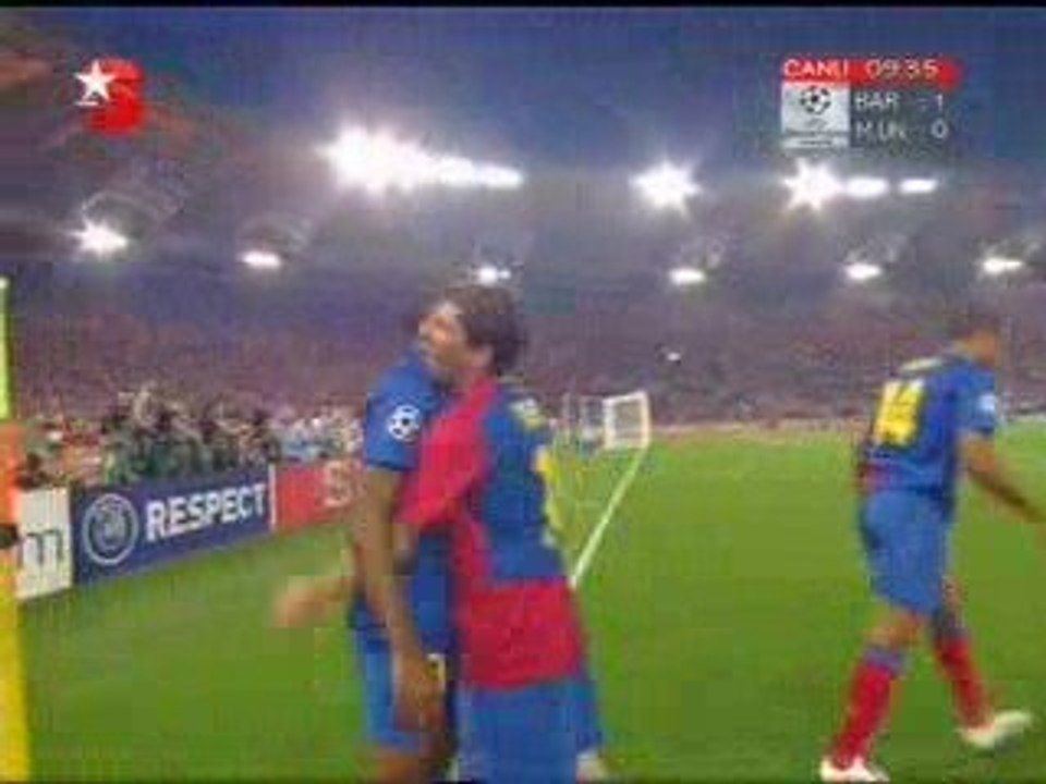 Barcelona 1-0 Manchester United (10' Eto'o)