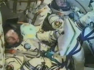 Russian capsule blasts off