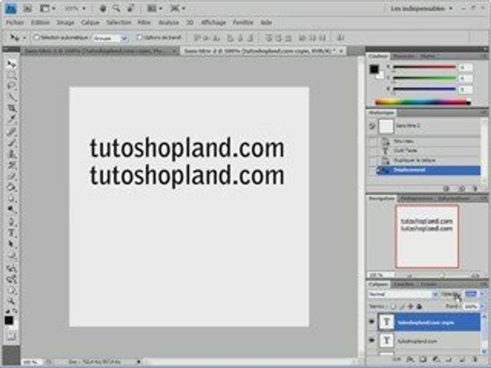 Tuto créer un reflet