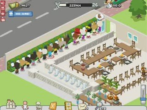 Restaurant City - Only arcades at 50 pop