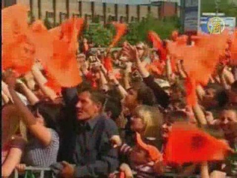 Литвин встретился с футболистами «Шахтёра»