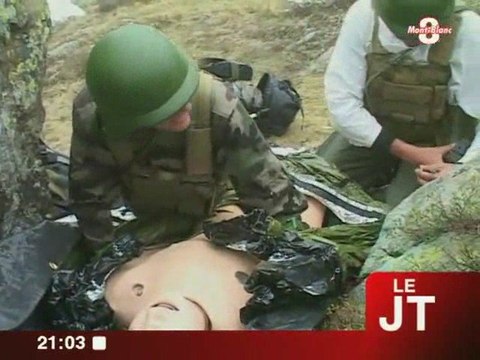Haute-Savoie : Les médecins militaires en entraînement