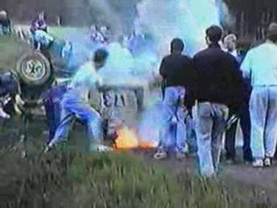 Rally - Fiat 131 crash