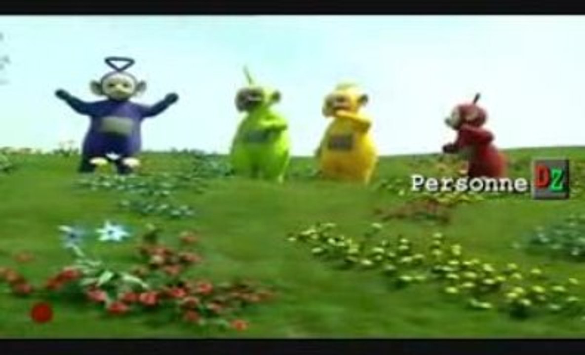 Les Teletubbies dansent et chantent " Ya rayah" Rachid Taha