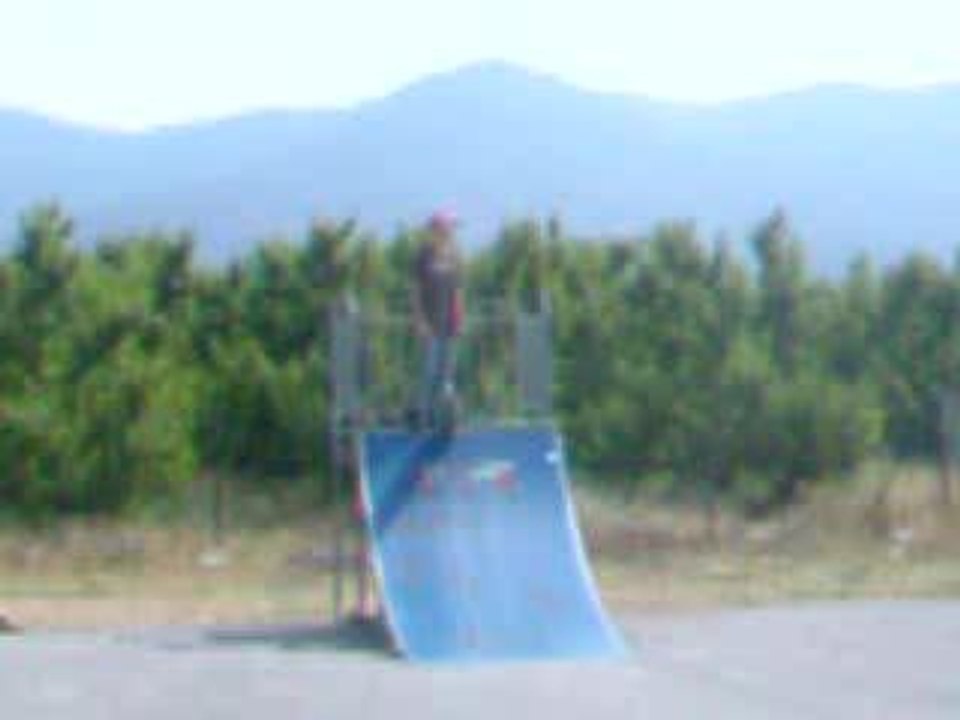 ollie sur le tremplein
