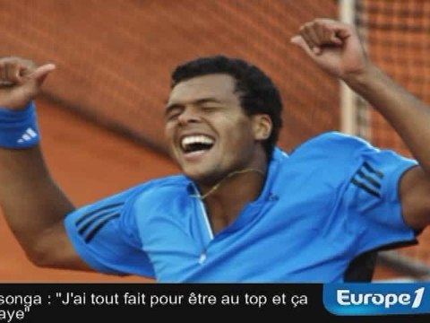 Tsonga : J'ai tout fait pour être au top et ça paye