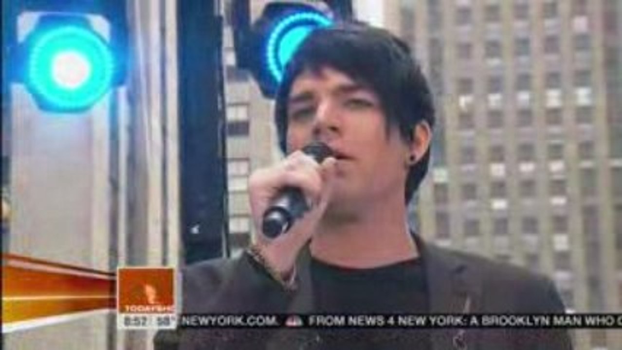 ADAM LAMBERT - "MAD WORLD" (TODAY SHOW)