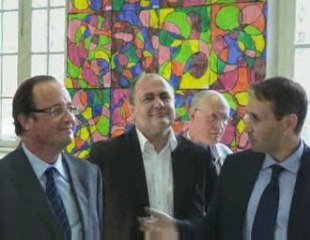 Hollande inauguration siège ps Saint-Denis 25052009