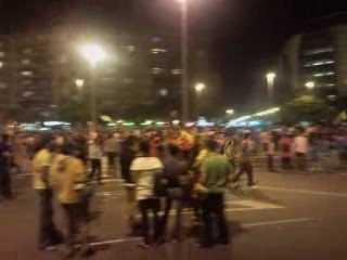 1h45 après le coup de sifflet final