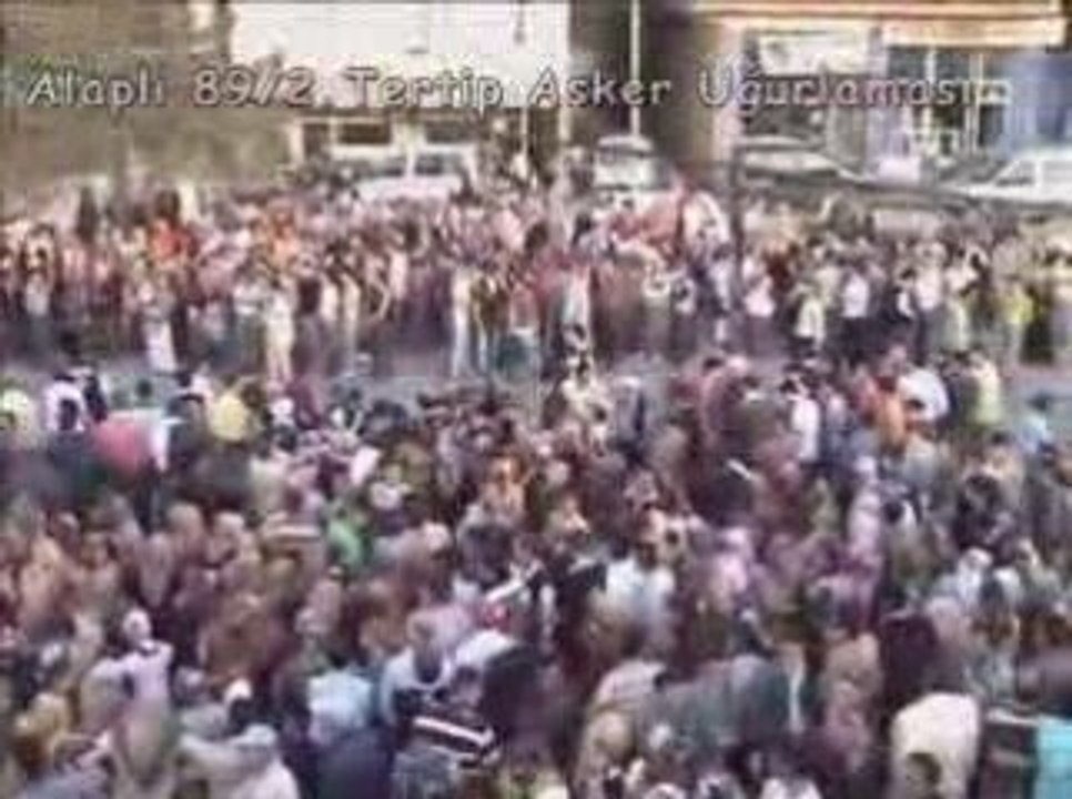 Alaplı Asker uğurlama