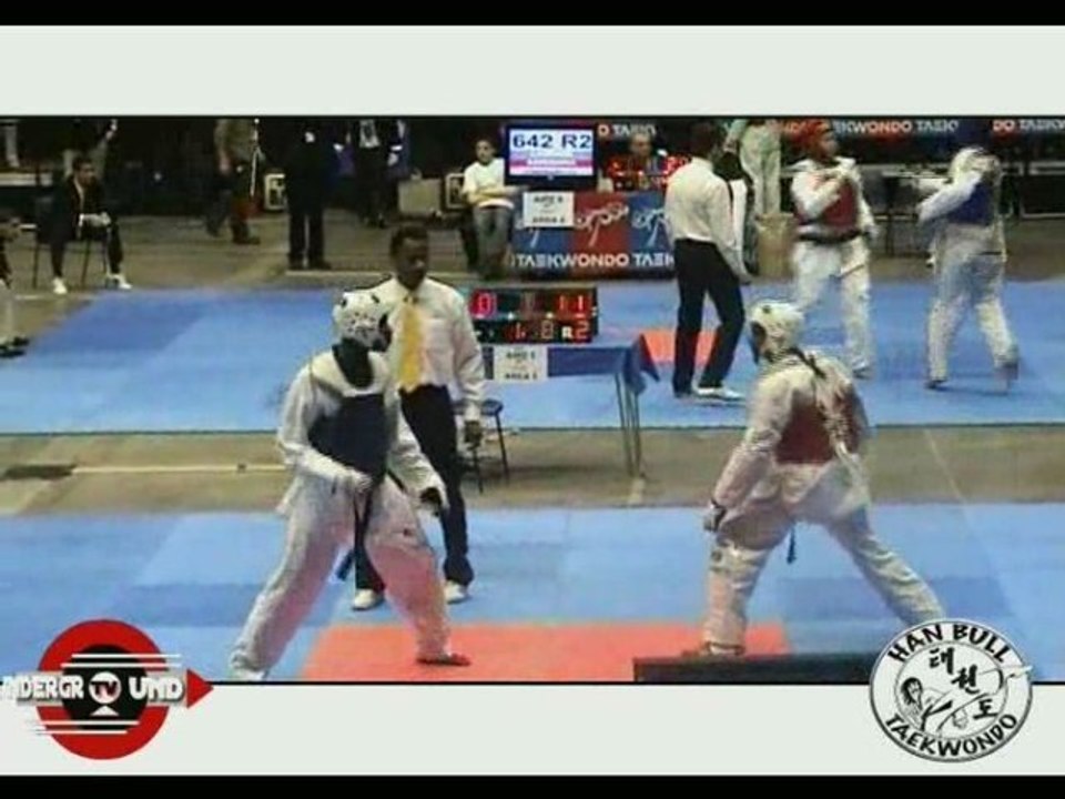 JEAN FRANCOIS TAIB SARR VS HANS ZOHIN 1/2 FINALE TAEKWONDO