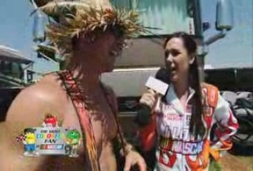 Colorful NASCAR Fans of Talladega