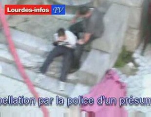 Interpellation suspect présumé Incendie de Lourdes