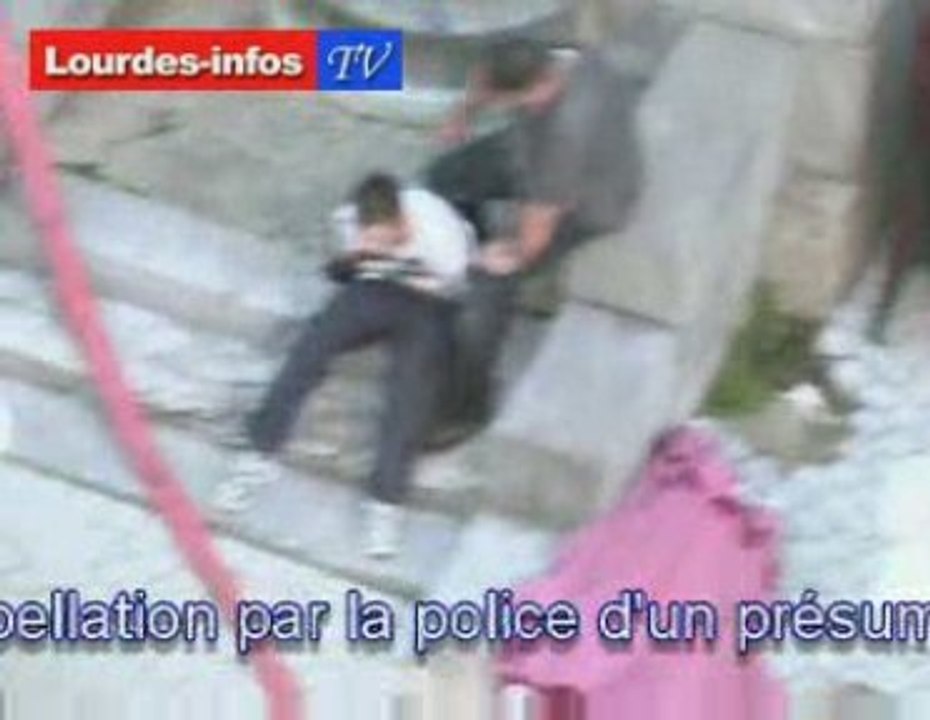Interpellation suspect présumé Incendie de Lourdes