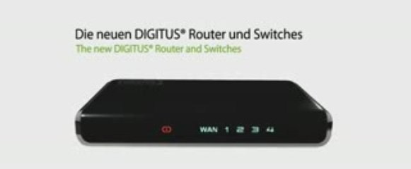 The New DIGITUS Router and Switches