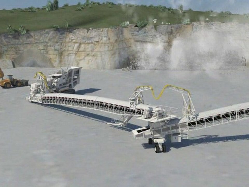 Simulation technique en images de synthèse Metso Lokolink