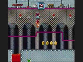 Super Mario World Exemple de deux niveaux