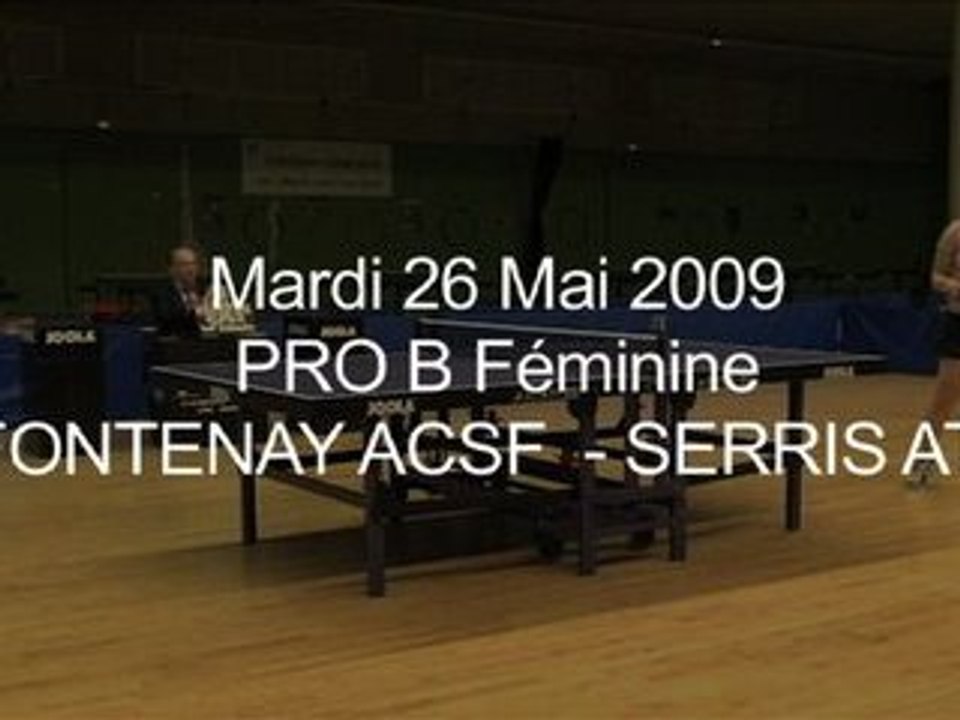 ACSF FONTENAY- SERRIS Feminine PRO B