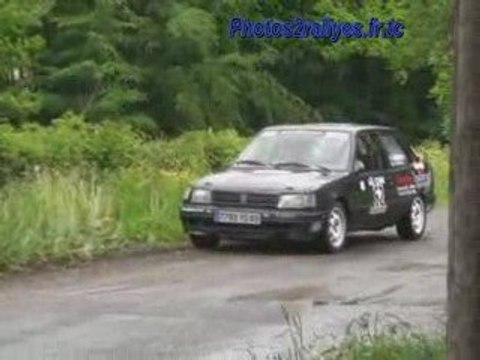 Tête à queue au rallye de la coutellerie 2009