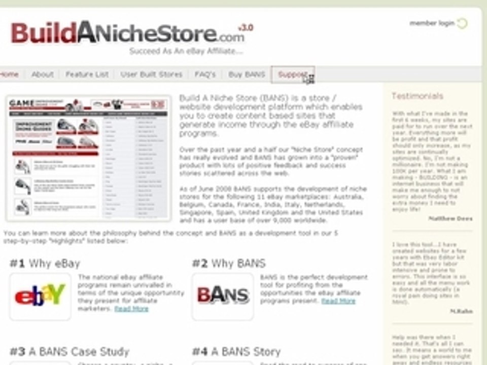 Build a Niche Store (BANS) Overview