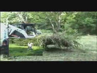 TREE SPADE Bobcat Skid Loader Bucket or Fork attachment