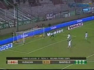 resumen 1er tiempo huracan - banfield