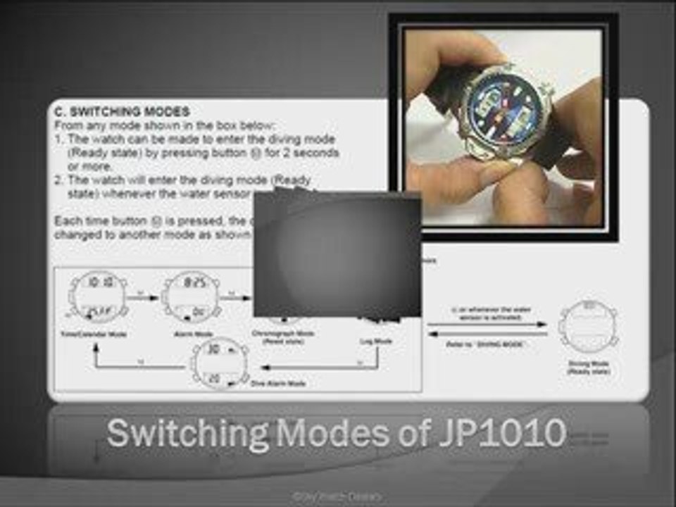 Review of Citizen scuba dive computer watch JP1010