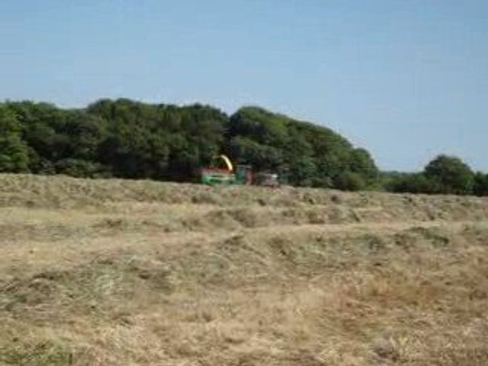 l ensilage d herbe john-deere 7350 fiat 100ch et brigant 14t