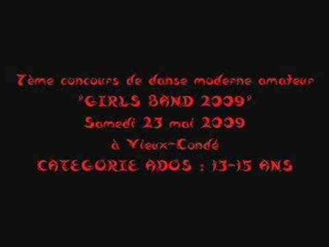 concours girls band 2009 catégorie ados 13-15 ans