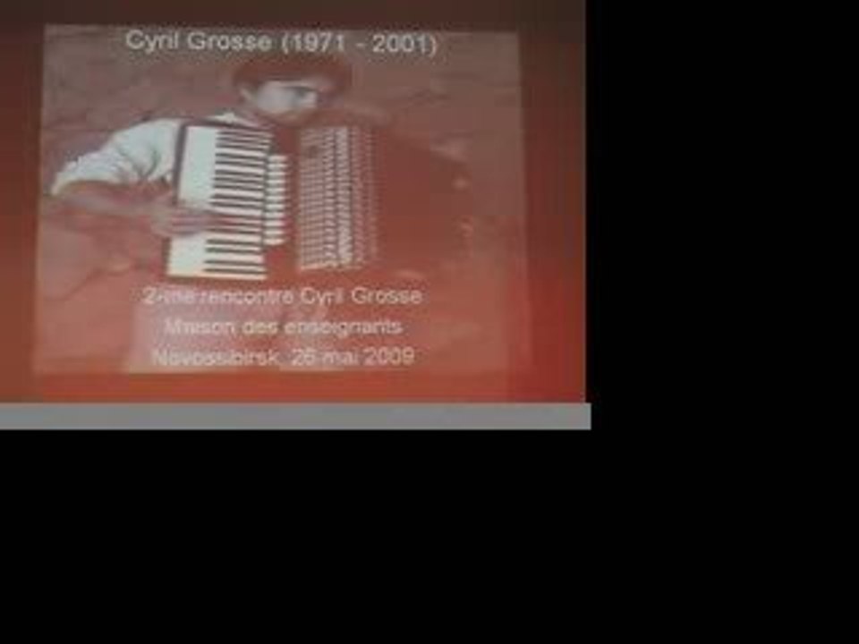 Cyril Grosse (1971-2001)