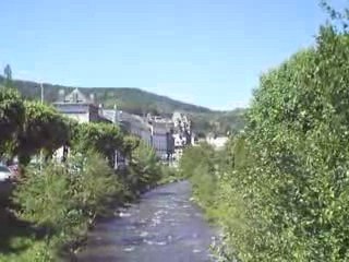 La Bourboule: Vue du pont du marché