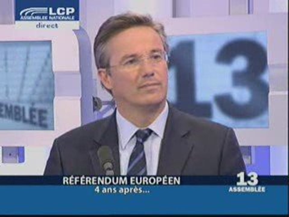 Nicolas Dupont-Aignan au Journal de 13h de LCP
