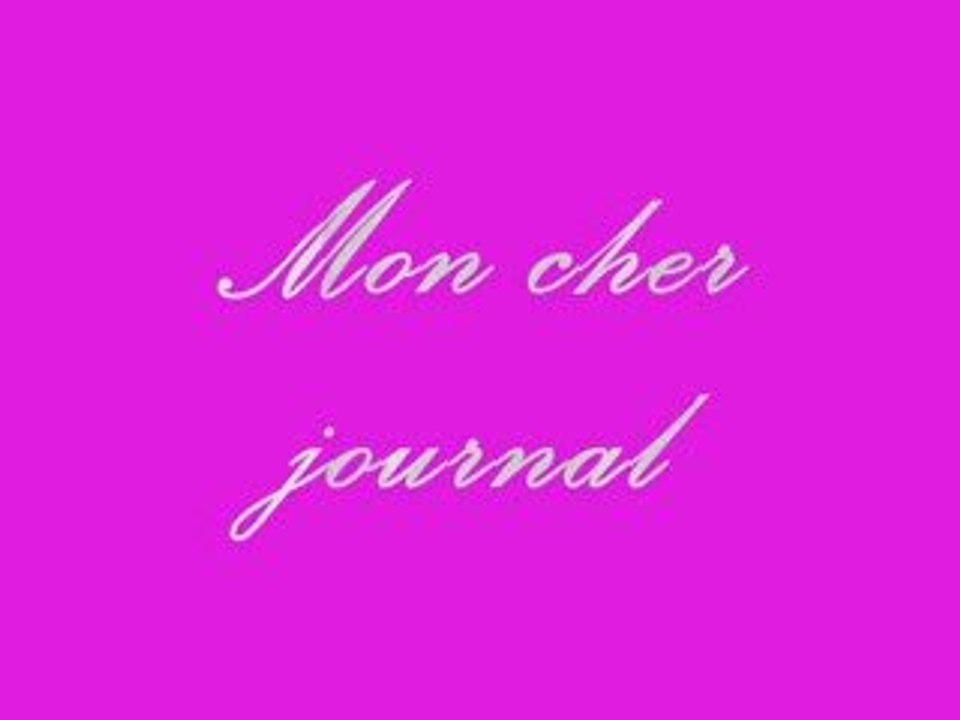 soprano- le poid d'un amours. cher journal