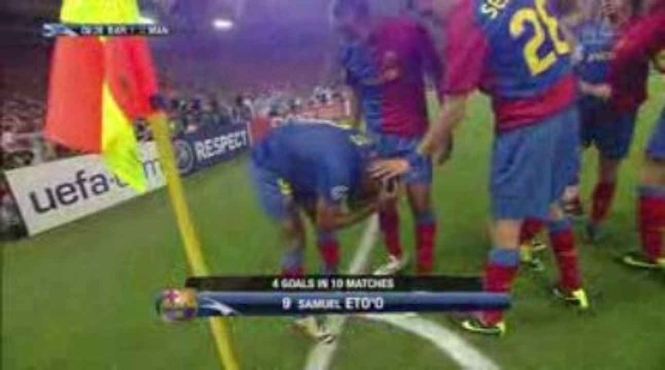 Gol Eto'o vs Manchester HD