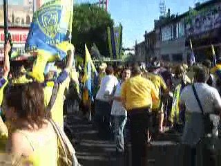 ambiance avant match au stad de bordeaux