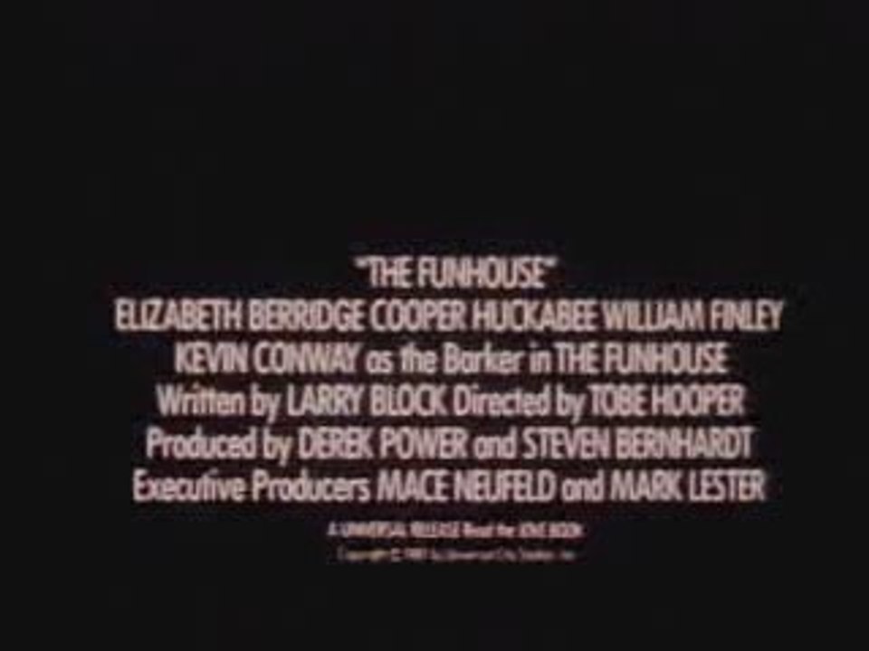 The Funhouse - Trailer