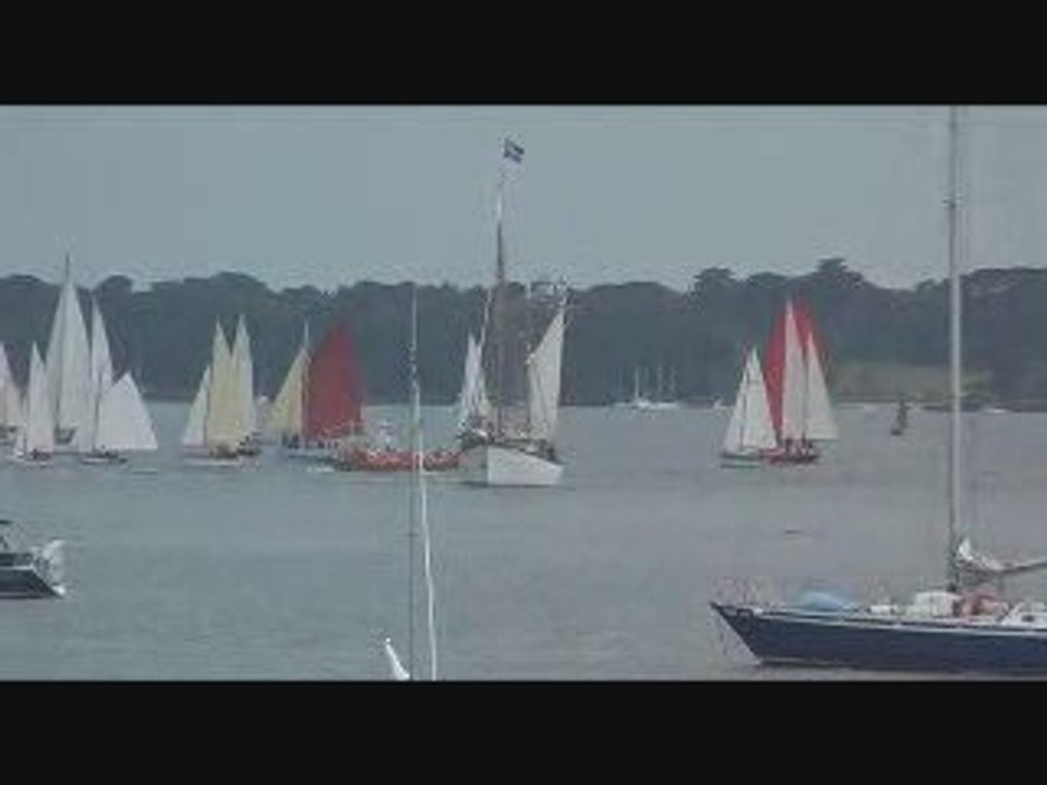 Ile aux Moines-Semaine du Golfe 2009-Départ Grande Parade