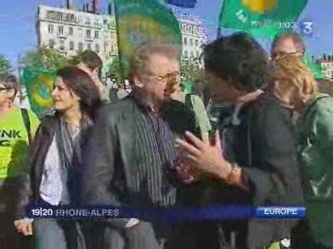 27 mai 2009 - France 3 Rhône-Alpes - Interview D Cohn-Bendit