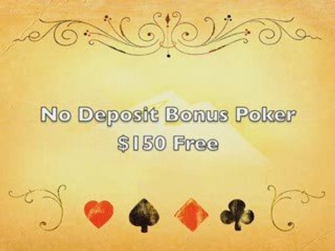 FREE POKER MONEY ONLINE - NO DEPOSIT POKER BONUS