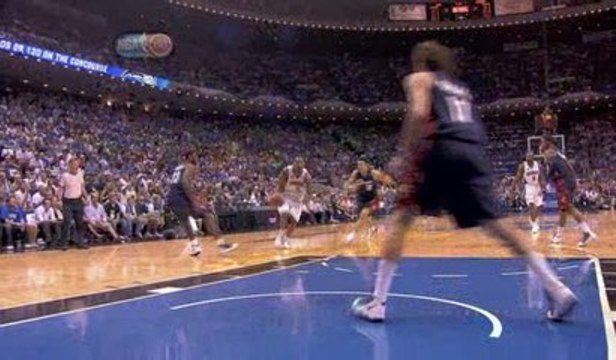 Rashard Lewis has 14 points so far including this nice drive