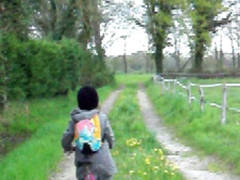 Autour de lily rose d'etre en velo !