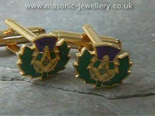Masonic cuff-links