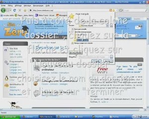 Créer un dossier pour marque page