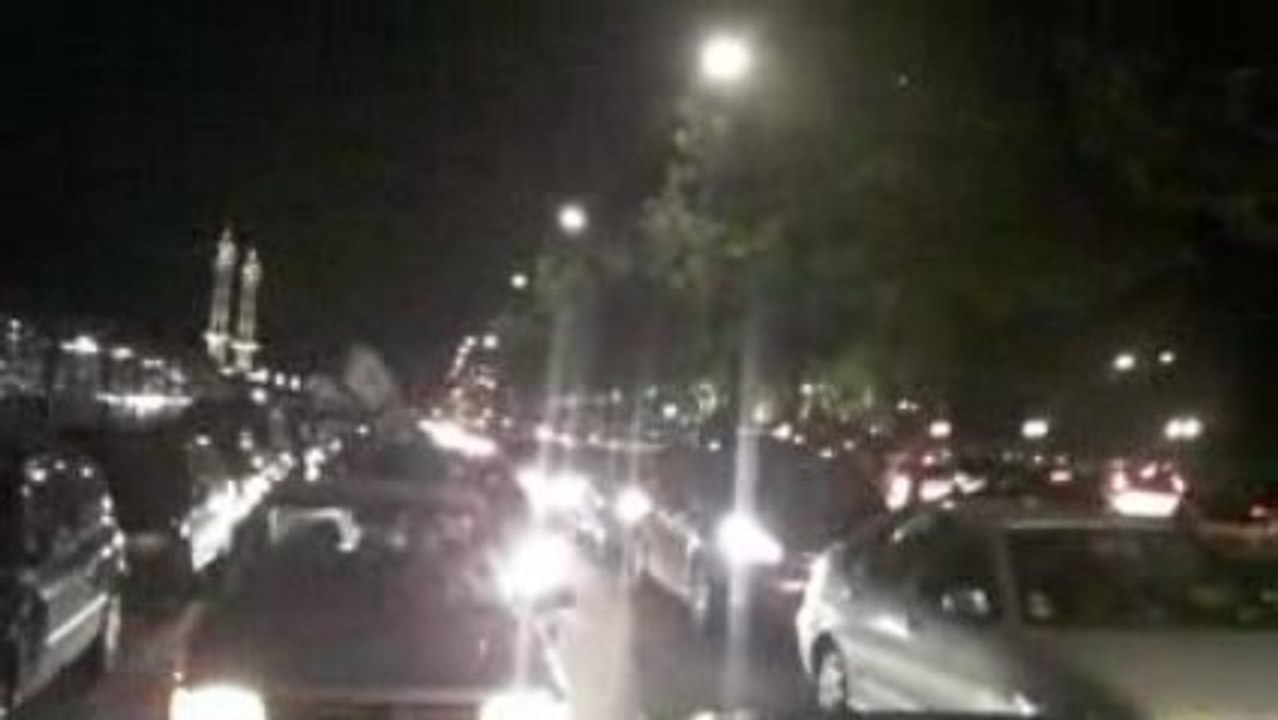 Girondins champions, sur les quais de la garonne..