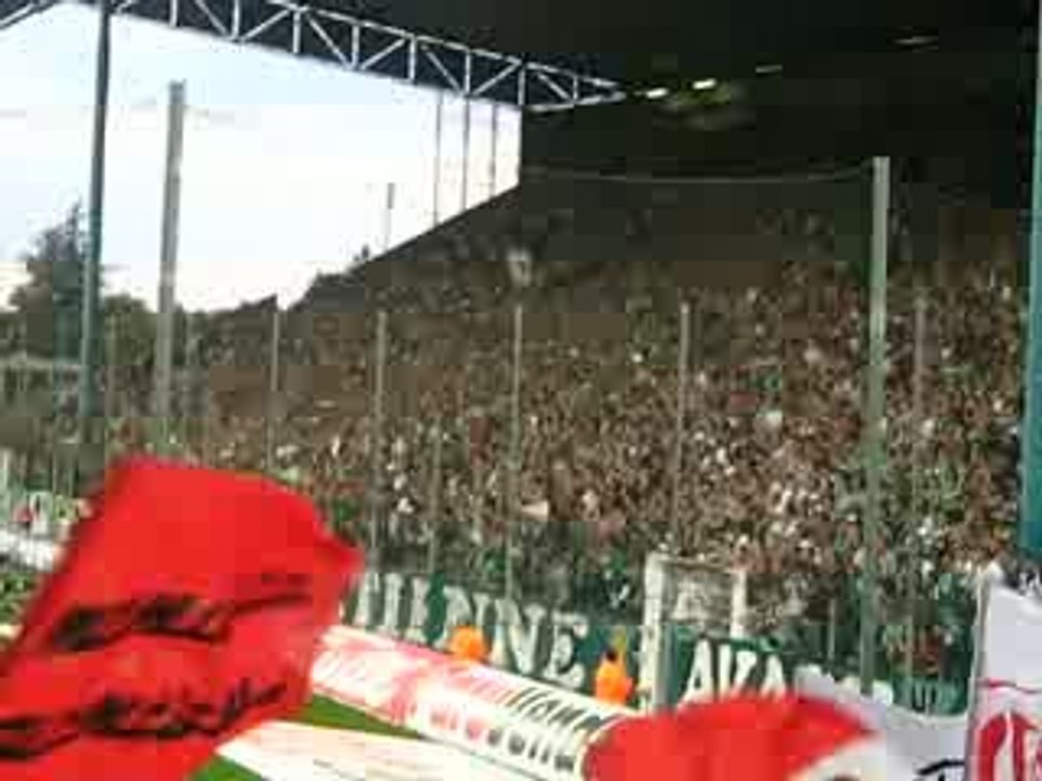 Saint Etienne-Valenciennes 2008/2009, kop nord