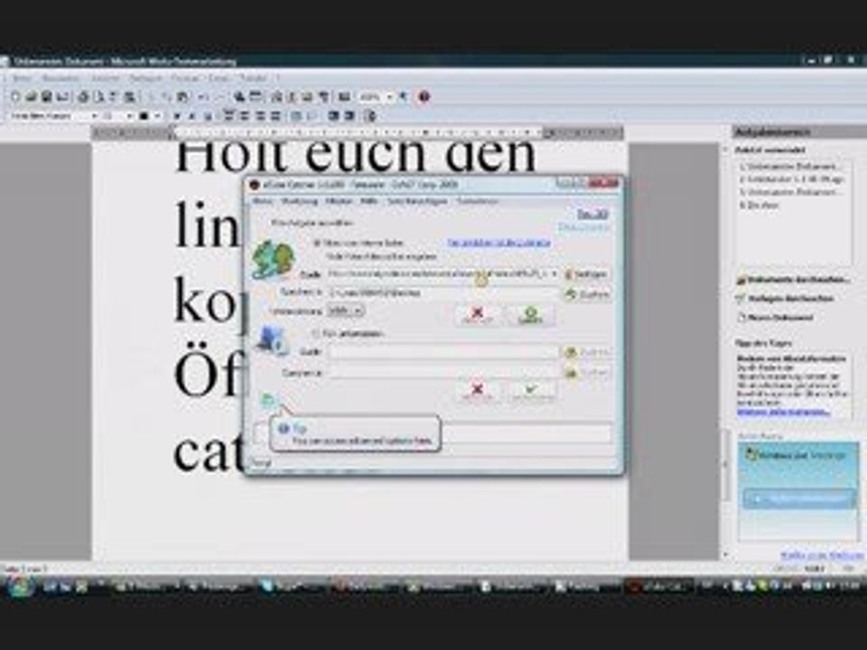aTube Catscher kostenlos Videos von Dailymotion Downloaden