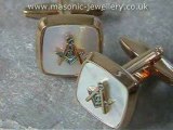 Masonic cufflinks DWA205