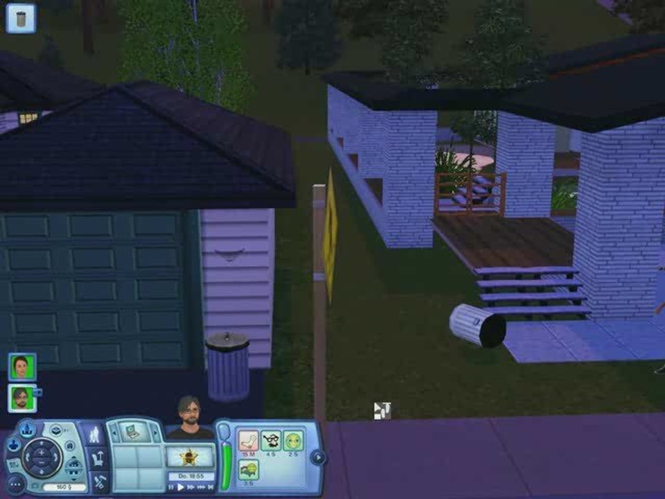 Die Sims 3 Mülltonne