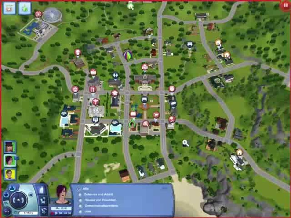 Die Sims 3 Stadt